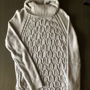 Banana Republic Light Grey Turtleneck Sweater